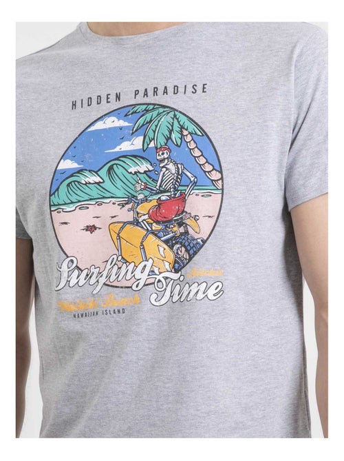 T-shirt girocollo puro cotone NEROMAX - Kiabi