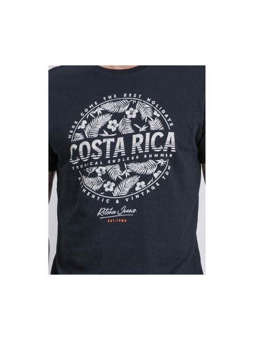 T-shirt girocollo puro cotone NEVOLTA - Kiabi