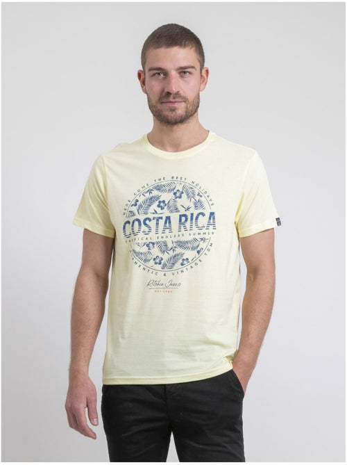 T-shirt girocollo puro cotone NEVOLTA - Kiabi