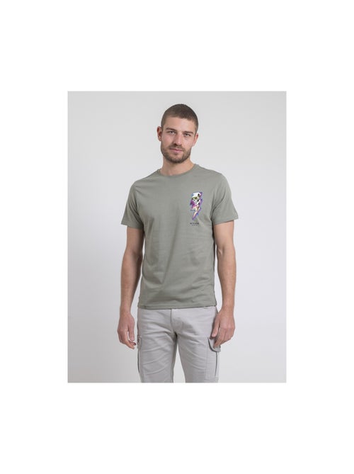 T-shirt girocollo puro cotone NIKISKULL - Kiabi