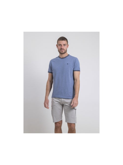 T-shirt girocollo puro cotone NILOSUN - Kiabi