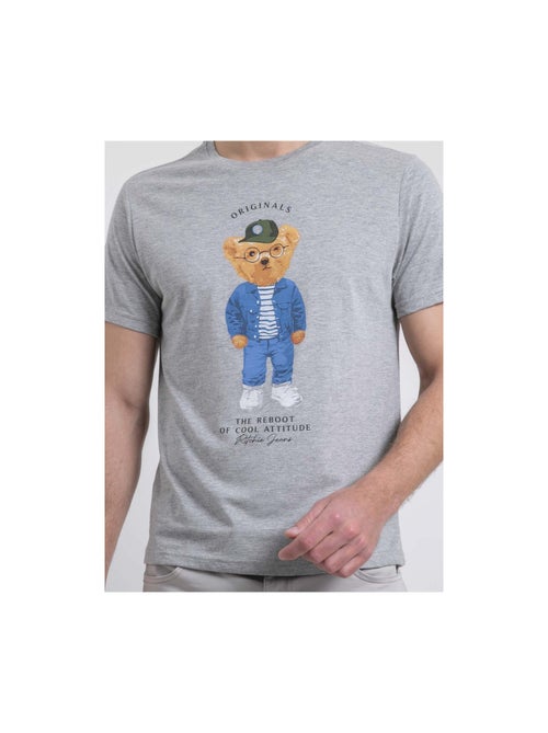 T-shirt girocollo puro cotone NOBENITO - Kiabi