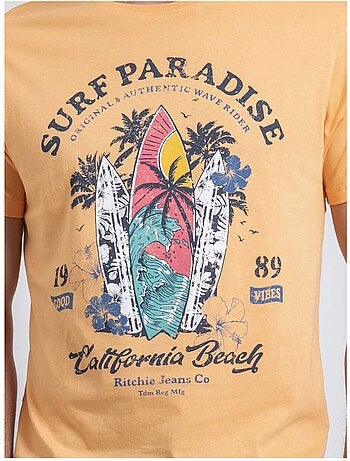 T-shirt girocollo puro cotone NOUKIWI