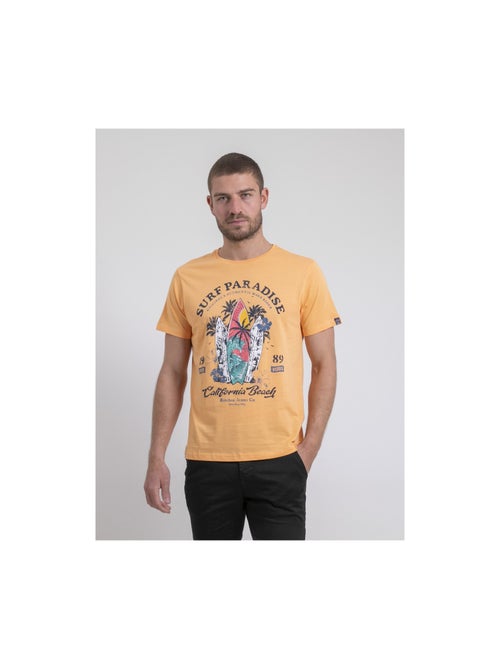 T-shirt girocollo puro cotone NOUKIWI - Kiabi