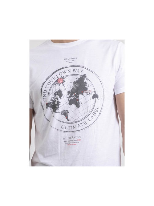 T-shirt girocollo puro cotone NOULAME - Kiabi
