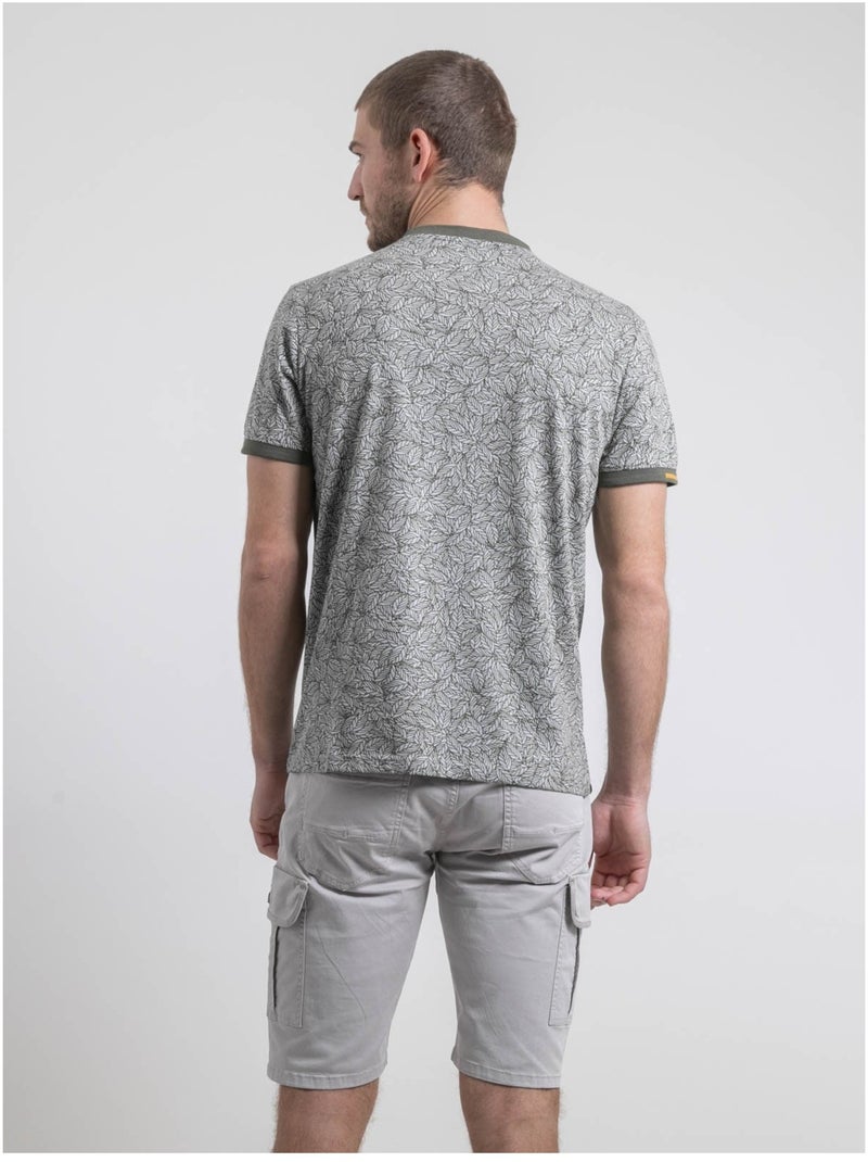 T-shirt girocollo puro cotone NOYUKI Cachi - Kiabi