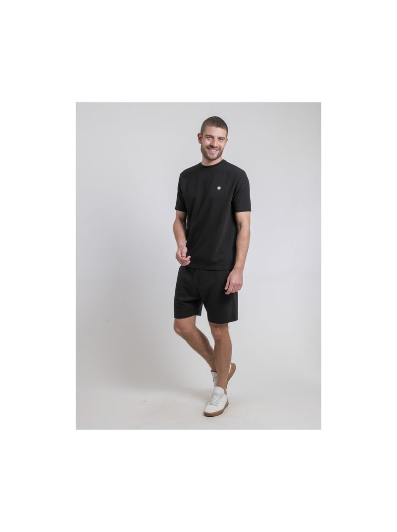 T-shirt girocollo puro cotone oversize NEWAX Nero - Kiabi