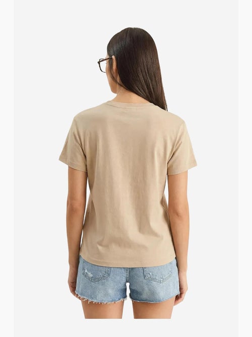 T-shirt girocollo ricamata lucci - Kiabi T-shirt girocollo ricamata lucci - Kiabi