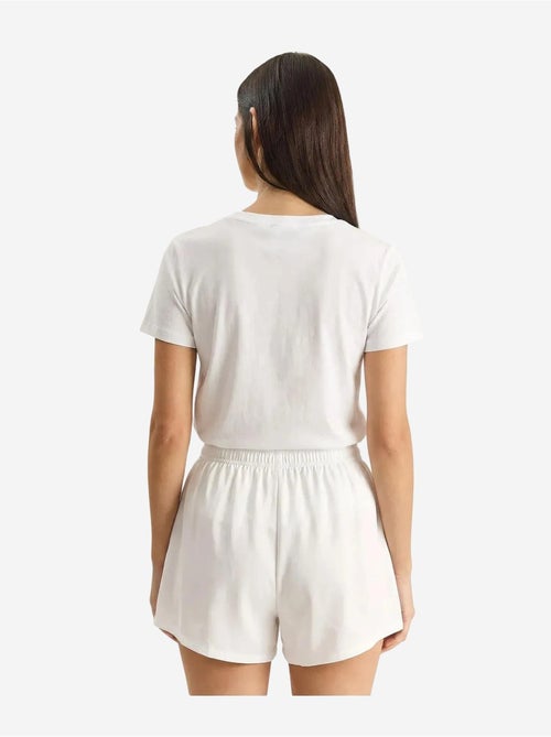 T-shirt girocollo ricamata lucci - Kiabi T-shirt girocollo ricamata lucci - Kiabi
