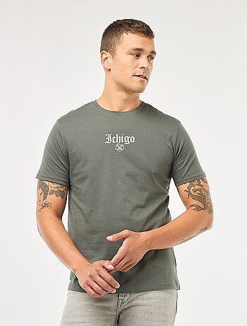 T-shirt girocollo 'Sahinler' 'Bleach' in cotone