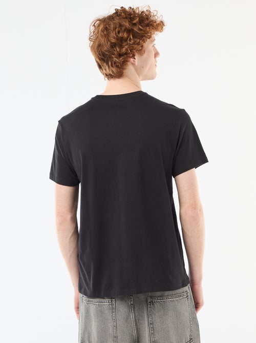 T-shirt girocollo stampato in cotone - Kiabi