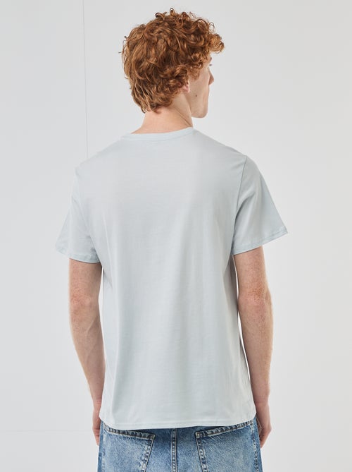 T-shirt girocollo stampato in cotone - Kiabi