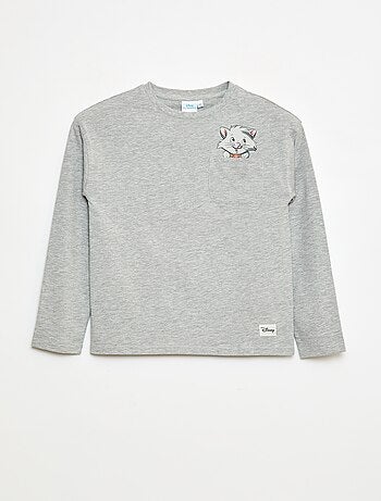 T-shirt 'Gli Aristogatti' 'Disney' a maniche lunghe