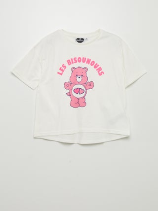T-shirt 'Gli orsetti del cuore' con maniche corte