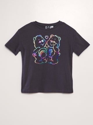 T-shirt 'Gli orsetti del cuore' con maniche corte