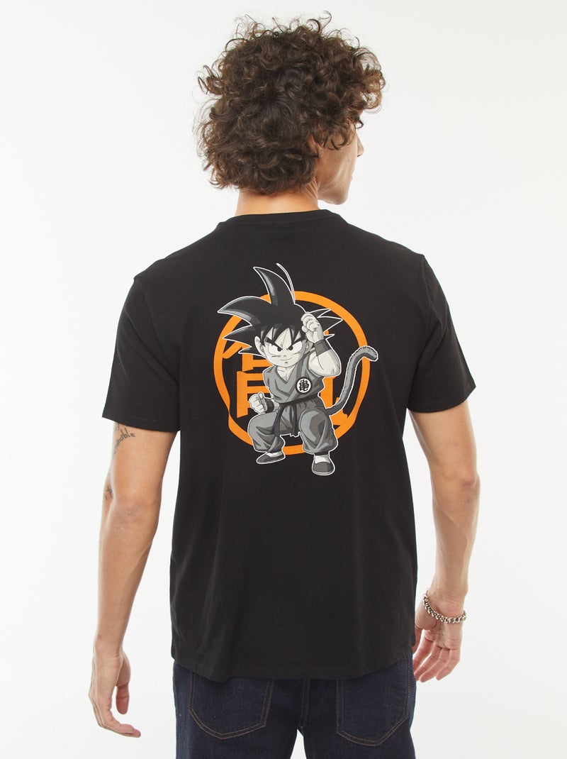 T-shirt 'Goku' 'Dragon Ball Z' maniche corte nero - Kiabi