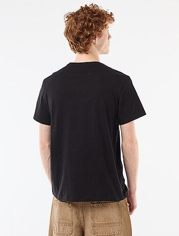 T-shirt 'Gorillaz' in cotone tinta unita