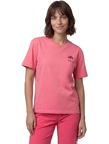T-shirt gravel cotone maniche corte donna donna chaser-w