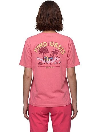 T-shirt gravel cotone maniche corte donna donna chaser-w