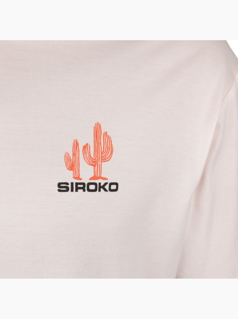 T-shirt gravel cotone maniche corte uomo uomo chaser Bianco - Kiabi