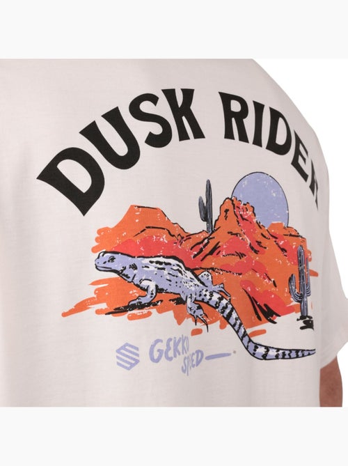 T-shirt gravel cotone maniche corte uomo uomo chaser - Kiabi