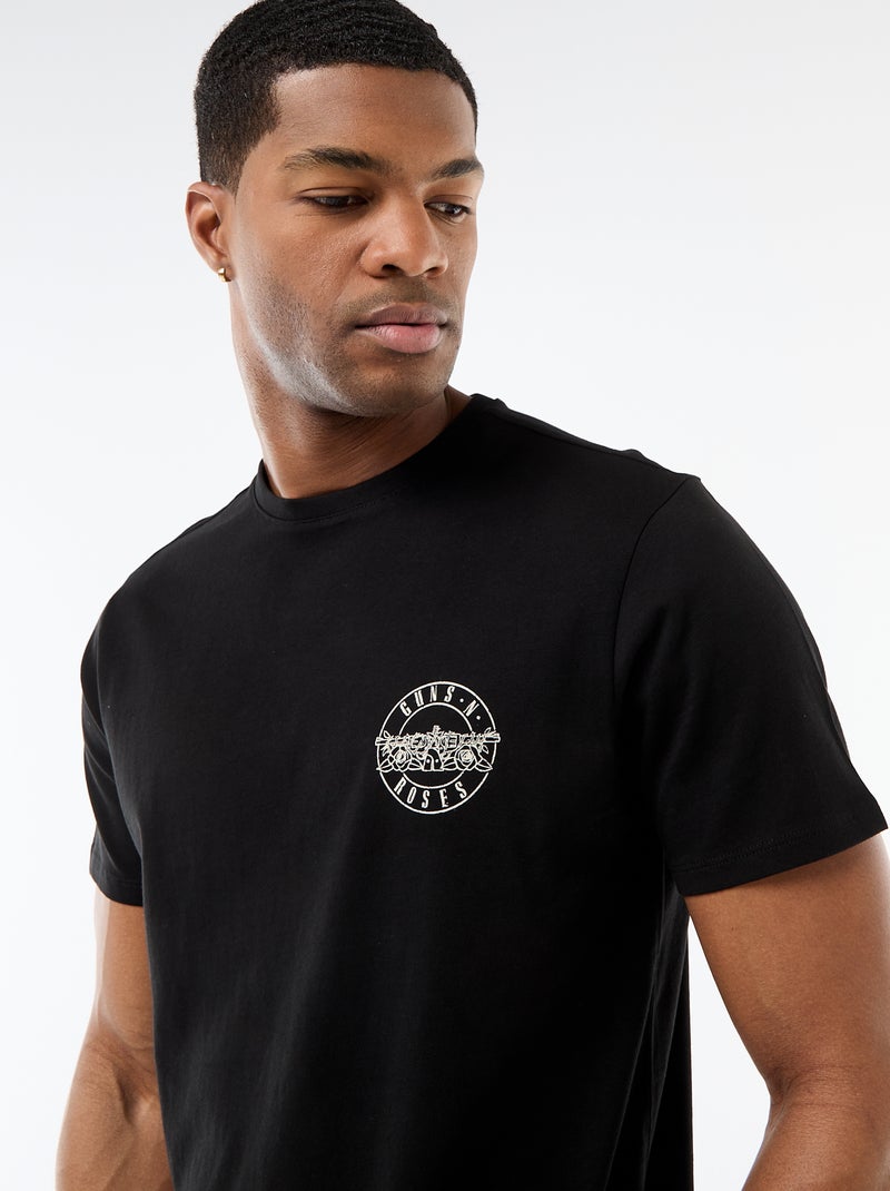 T-shirt 'Guns N' Roses' Nero - Kiabi