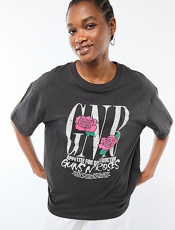 T-shirt 'Guns N'Roses' a maniche corte
