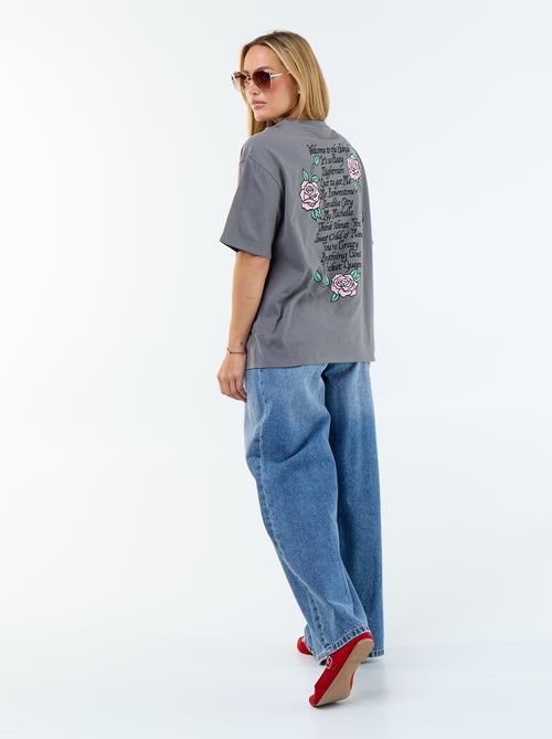 T-shirt 'Guns N\'Roses' a maniche corte stampato fronte/retro - Kiabi