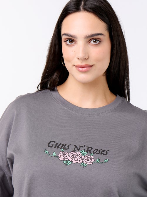 T-shirt 'Guns'n'Roses' a maniche corte - Kiabi