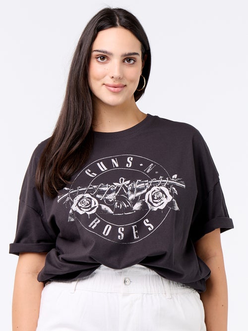 T-shirt 'Guns'n'Roses' a maniche corte - Kiabi