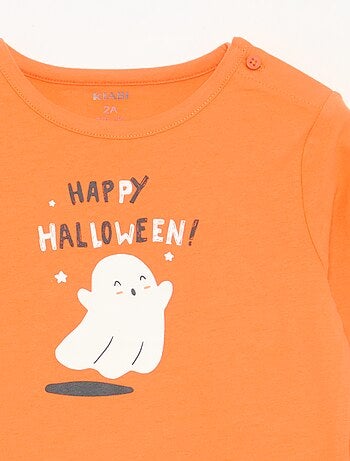 T-shirt "Halloween" a maniche lunghe