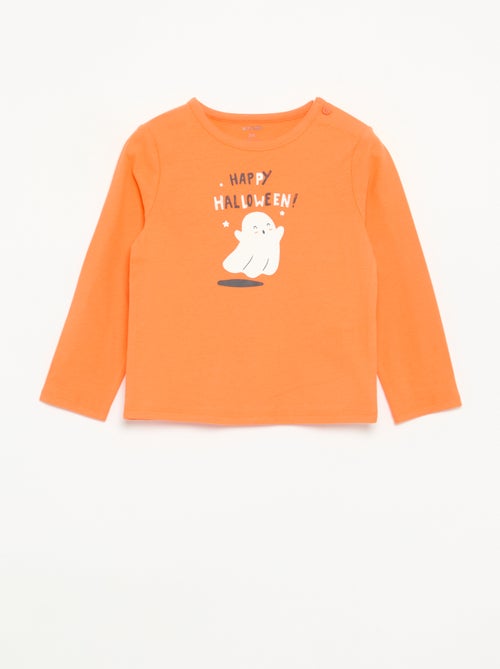 T-shirt "Halloween" a maniche lunghe - Kiabi