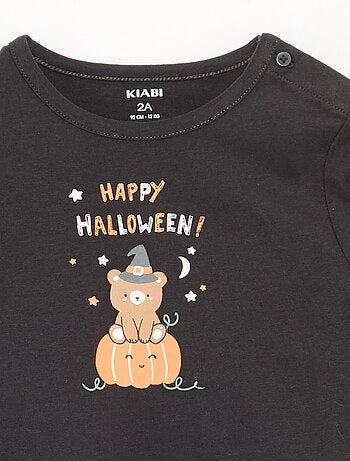 T-shirt "Halloween" a maniche lunghe