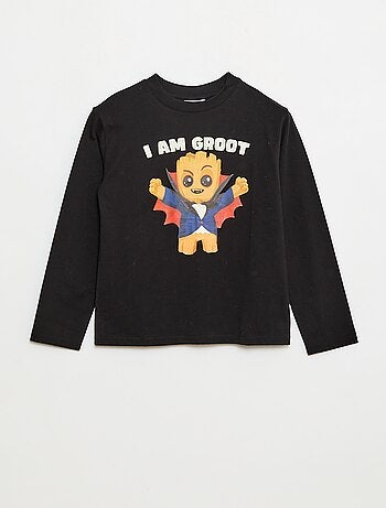 T-shirt Halloween 'Marvel' 'Groot' in cotone
