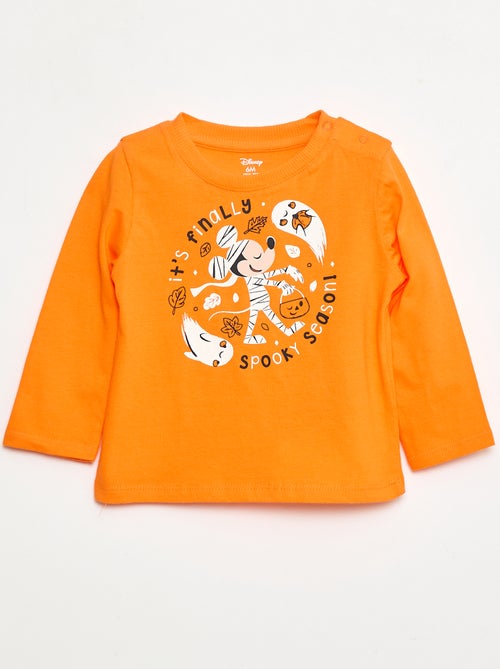 T-shirt Halloween 'Mickey' in cotone - Kiabi