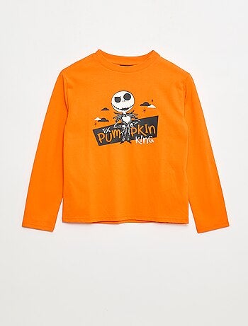T-shirt Halloween 'Signor Jack' in cotone