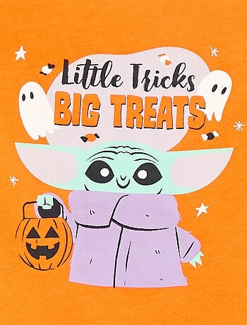 T-shirt Halloween 'Star Wars' 'Grogu' in cotone