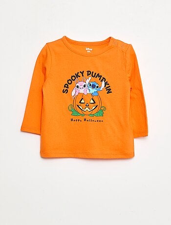 T-shirt Halloween 'Stitch e Angel' 'Disney'