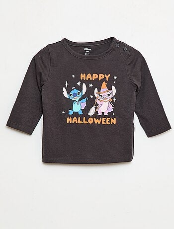 T-shirt Halloween 'Stitch e Angel' 'Disney'