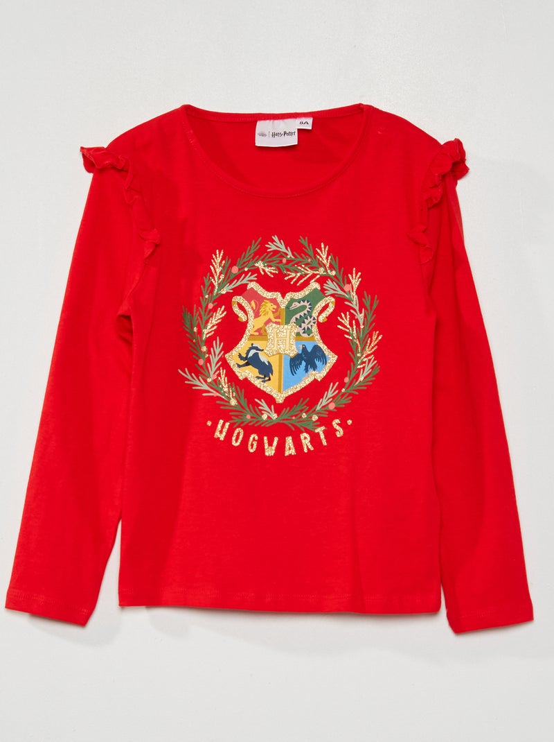 T-shirt 'Harry Potter' in jersey rosso - Kiabi
