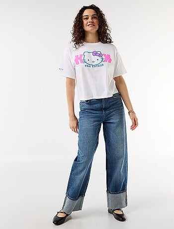 T-shirt 'Hello Kitty' a maniche corte