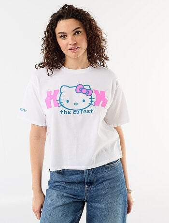T-shirt 'Hello Kitty' a maniche corte