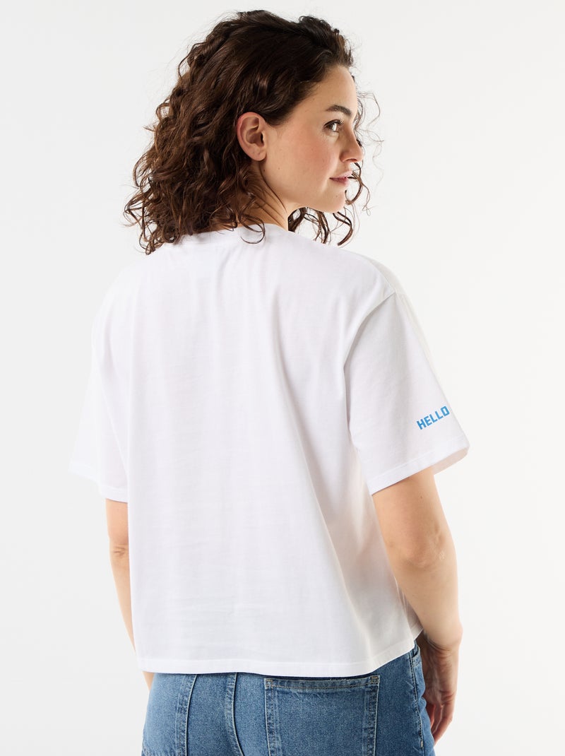 T-shirt 'Hello Kitty' a maniche corte Bianco - Kiabi