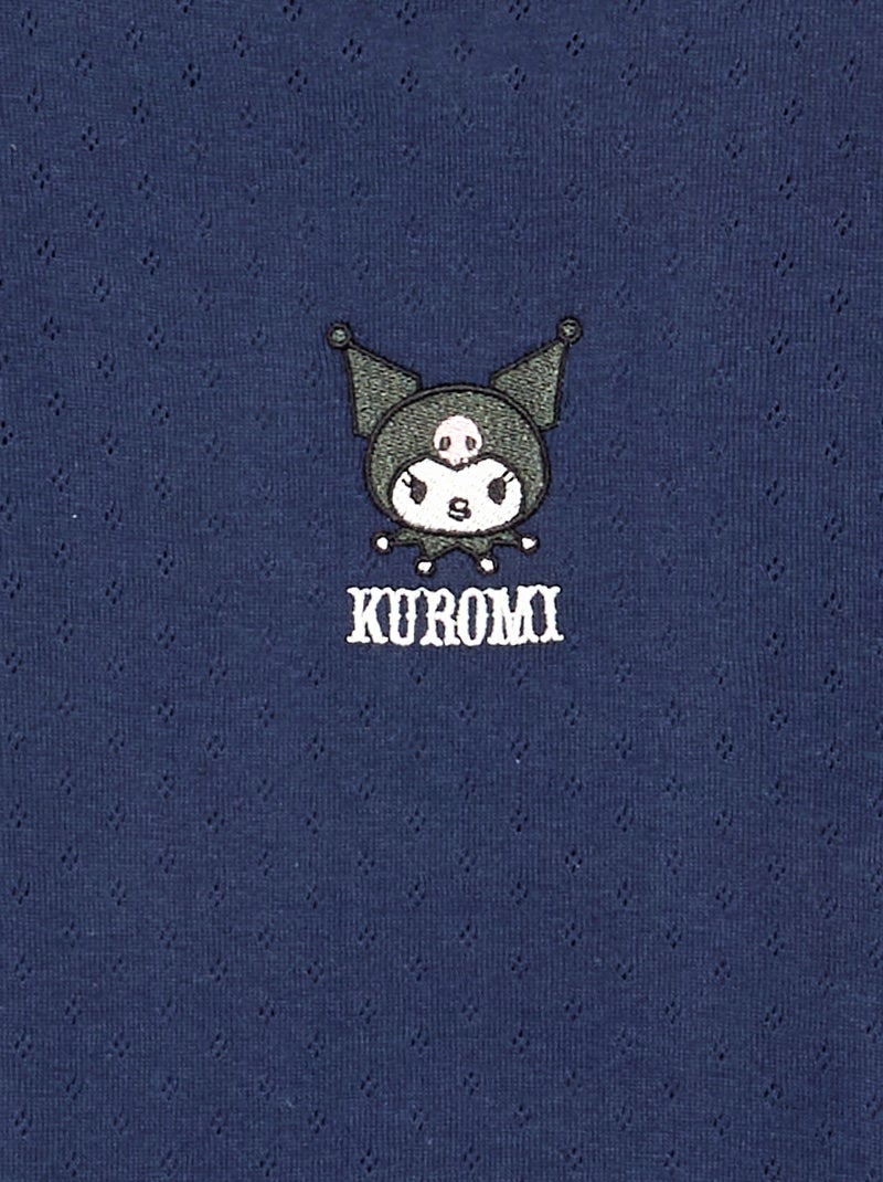 T-shirt "Hello Kitty" a maniche lunghe Blu - Kiabi