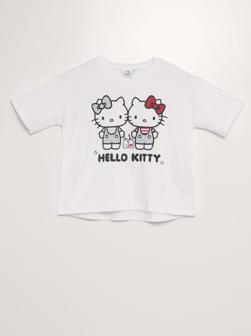 T-shirt 'Hello Kitty' BIANCO - Kiabi