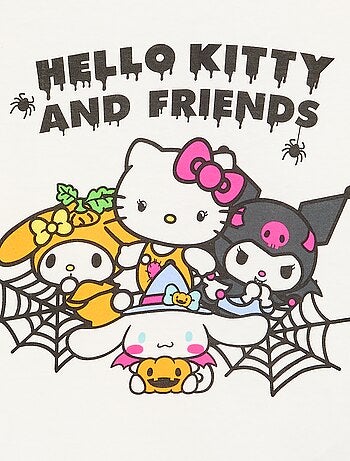 T-shirt 'Hello Kitty' 'Halloween' a maniche lunghe