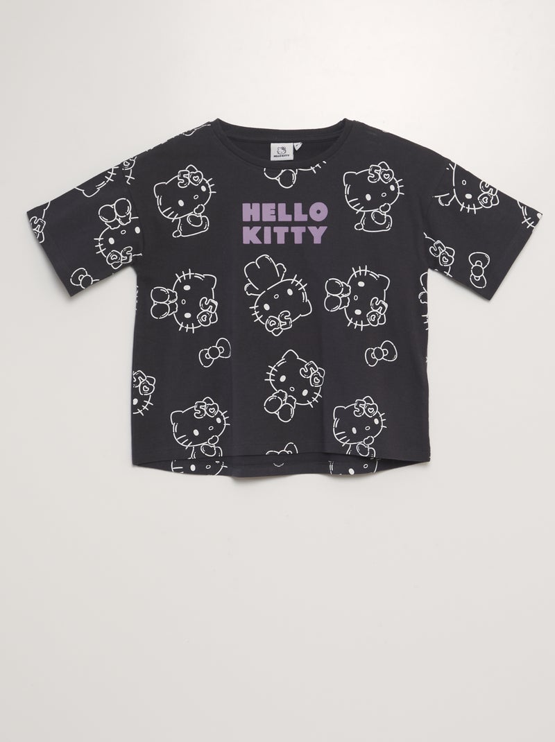 T-shirt 'Hello Kitty' NERO - Kiabi