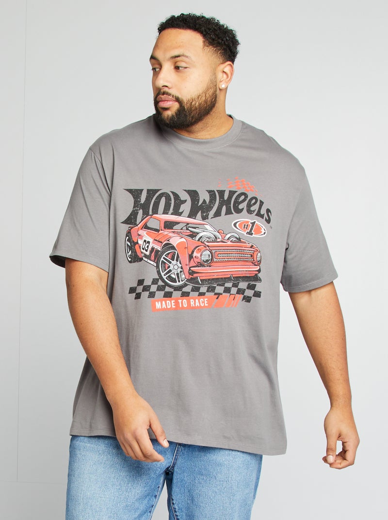 T-shirt 'Hot Wheels' a maniche corte grigio - Kiabi