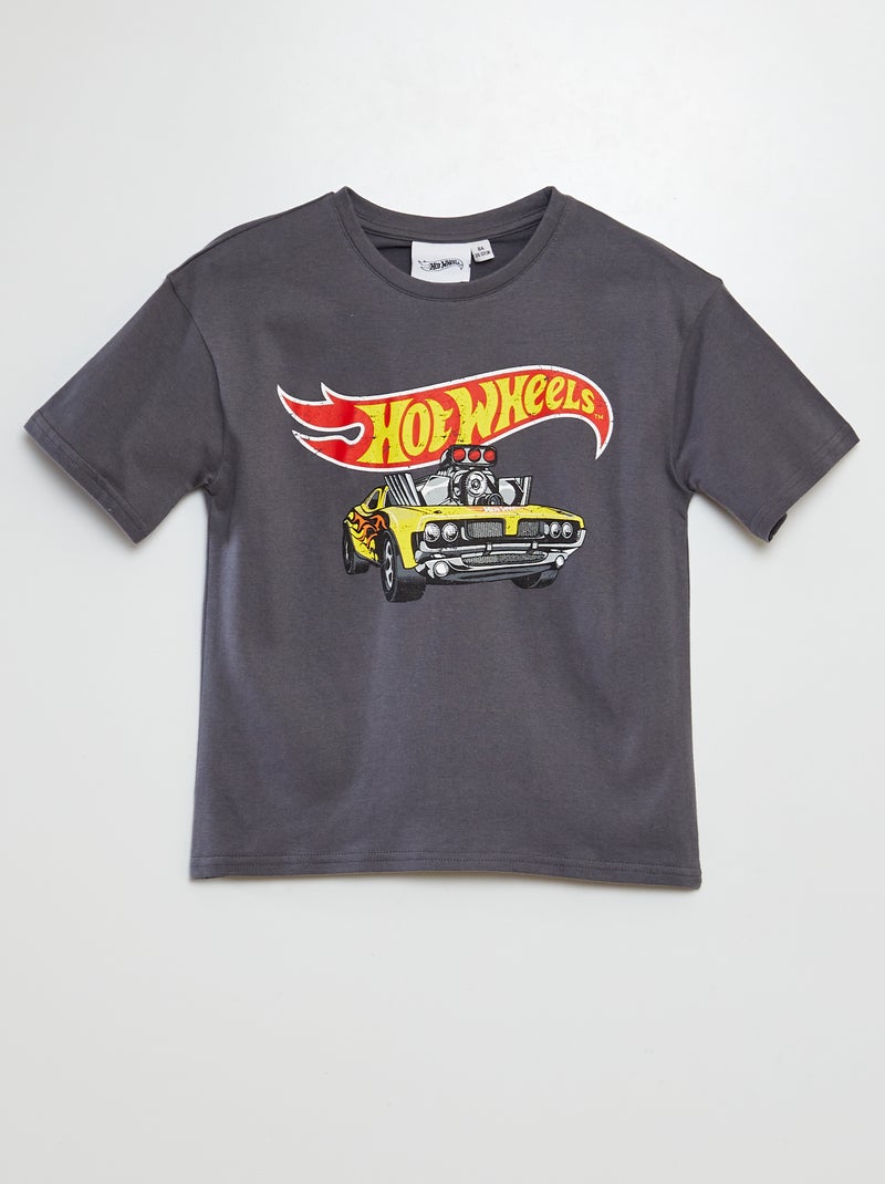 T-shirt 'Hot Wheels' grigio - Kiabi