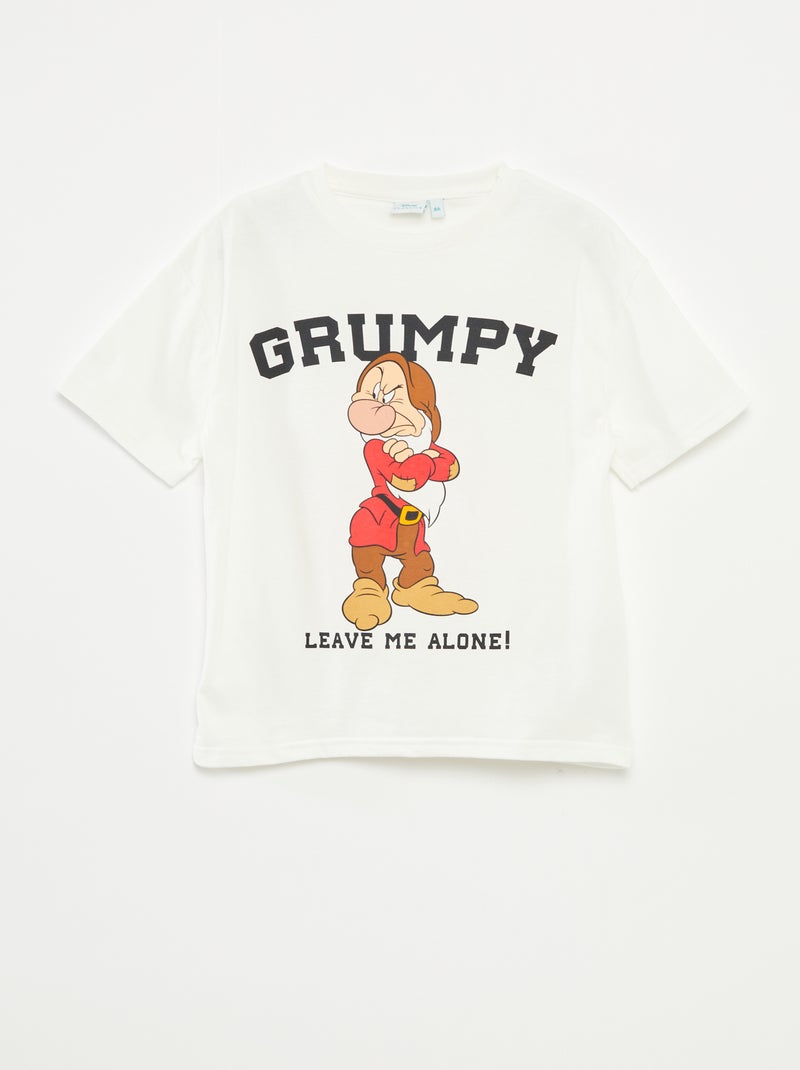 T-shirt I 7 nani di Disney BIANCO - Kiabi